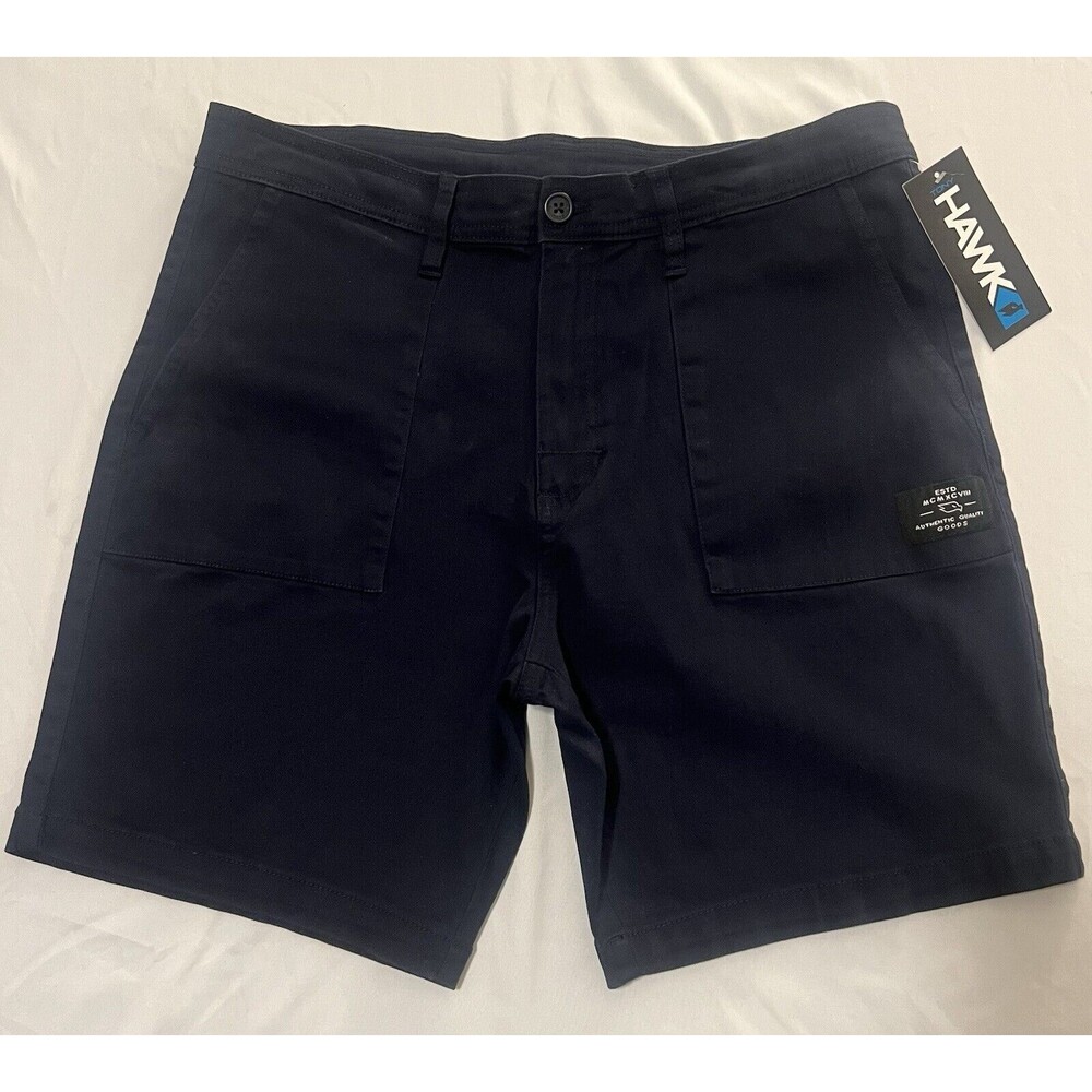 Tony Hawk Shorts Men’s 36 Navy Blue Chino Skater Skateboarder Skate NEW Casual
